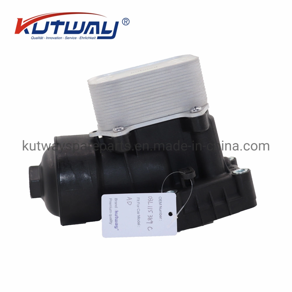 Kutway Oil Filter Housing 03L115389c for Audi A4 A6 Tt VW Beetle Caddy Golf OE 03L 115 389 C Audi Spare Parts Audi Auto Parts