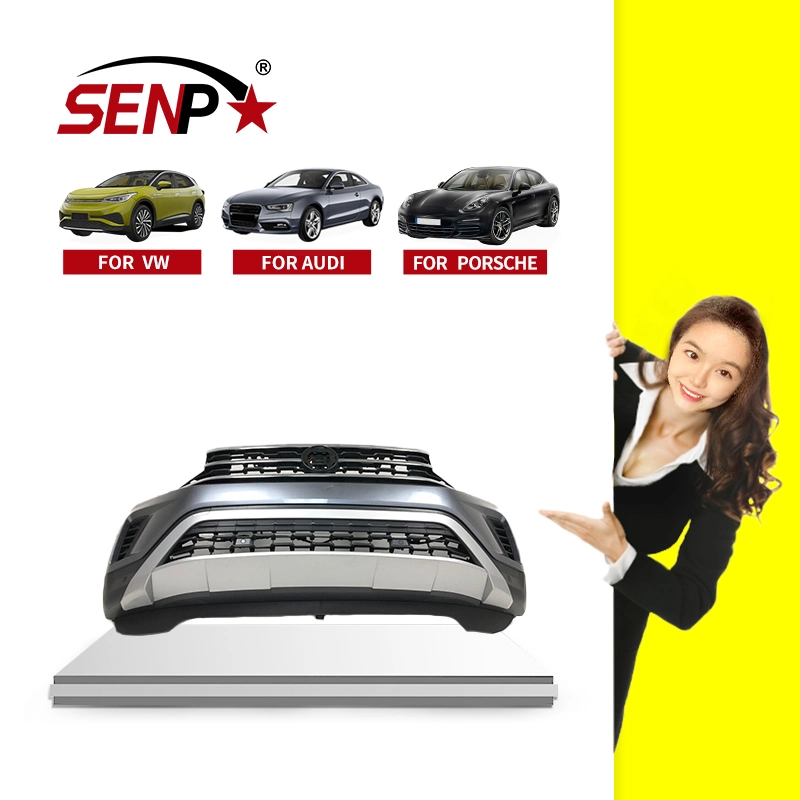 Senp Auto Car Body Bumper Spare Parts for 2020-2023 VW Atlas & Cross Sport Front Bumper 4 Sensor Platinum 3cm807221